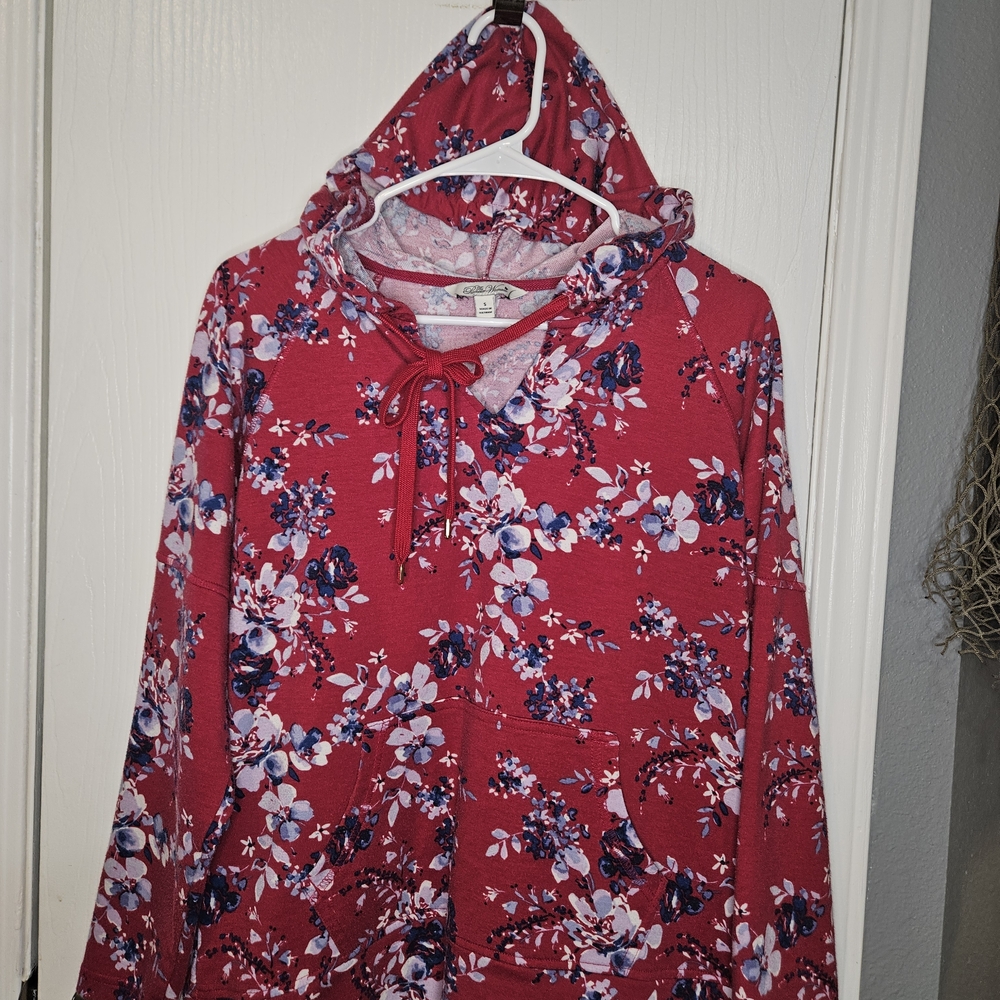 The Pioneer Woman Pink Blue Floral Hoodie